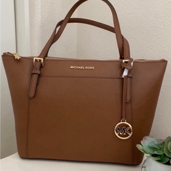 Michael Kors Handbags - Michael Kors Tan Leather Tote